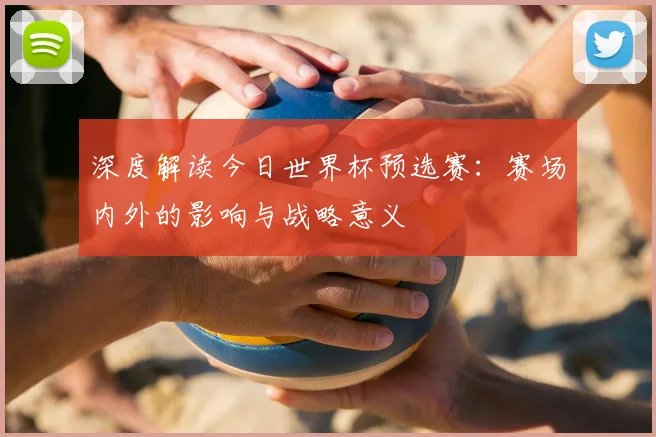深度解读今日世界杯预选赛:赛场内外的影响与战略意义